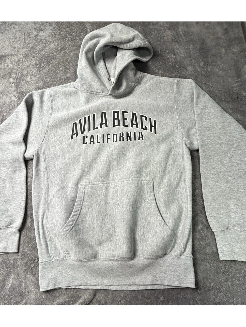 VTG MV Sport Pro-Weave Avila Beach California Gray Hoodie Size Small